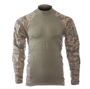 #2 NEW Massif Army Combat Shirt Men Size X-LARGE Digital ACU Camo Long Slee…